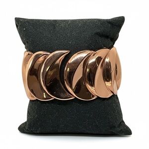 Vintage Renoir Vortex Copper Hinged Bracelet Book Piece Mid Century Modern